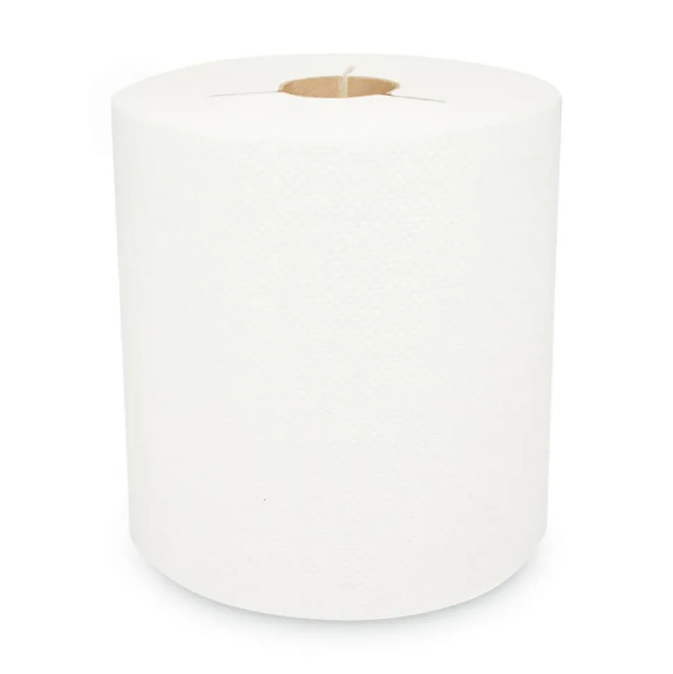 Morcon Tissue Morsoft Controlled Towels, Y-Notch, 1-Ply, 8" x 800 ft, White, 6 Rolls/Carton