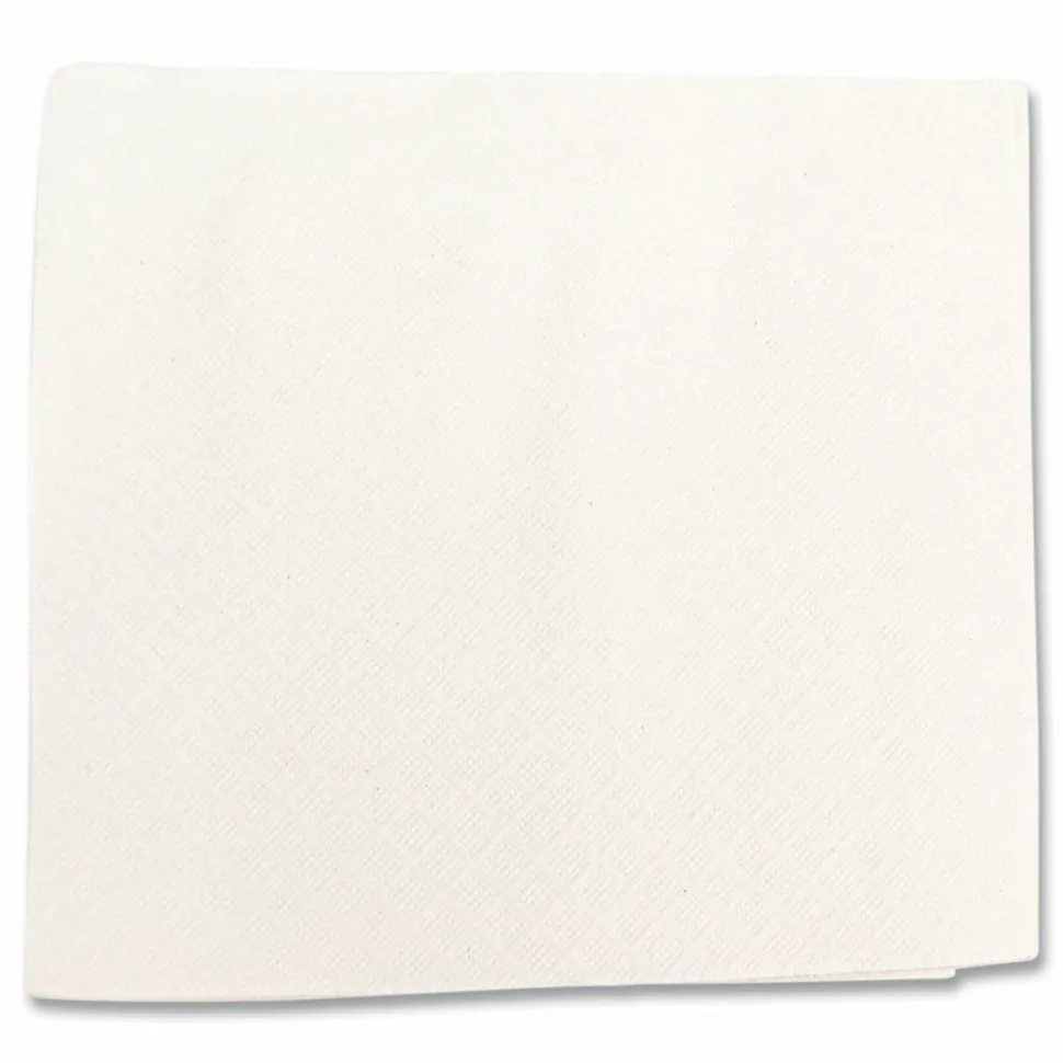 Morcon Tissue Morsoft Dinner Napkins, 1-Ply, 16 x 16, White, 250/Pack, 12 Packs/Carton