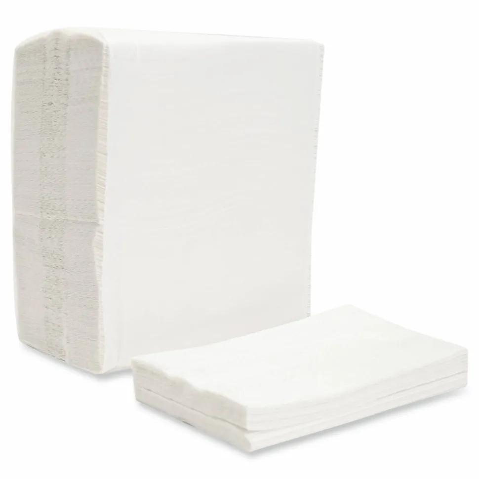 Morcon Tissue Morsoft Dispenser Napkins, 1-Ply, 6 x 13, White, 500/Pack, 20 Packs/Carton