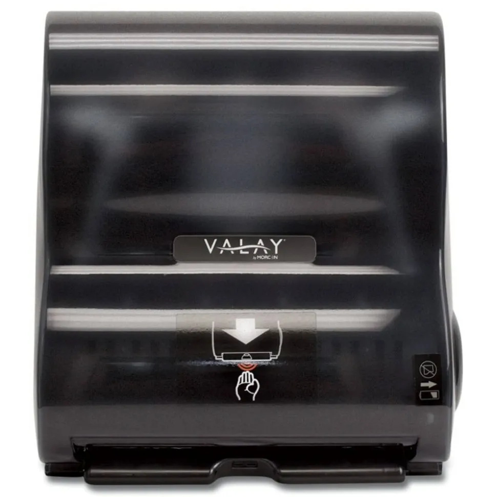Morcon Tissue Valay 10 Inch Roll Towel Dispenser, 13.25 x 9 x 14.25, Black