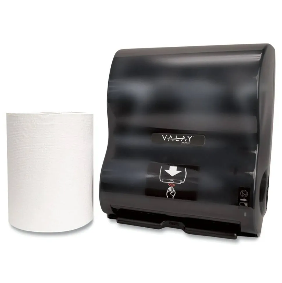 Morcon Tissue Valay 10 Inch Roll Towel Dispenser, 13.25 x 9 x 14.25, Black