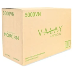 Morcon Tissue Valay Interfolded Napkins, 2-Ply, 6.5 x 8.25, Kraft, 6,000/Carton