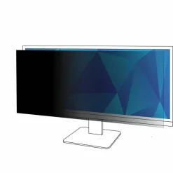 3M Privacy Filter for 29in Monitor, 21:9, PF290W2B Black, Matte