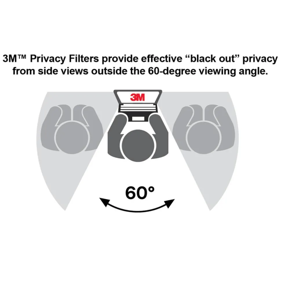 3M Privacy Filter Screen for Monitors, 30" Widescreen (16:10), PF300W1B
