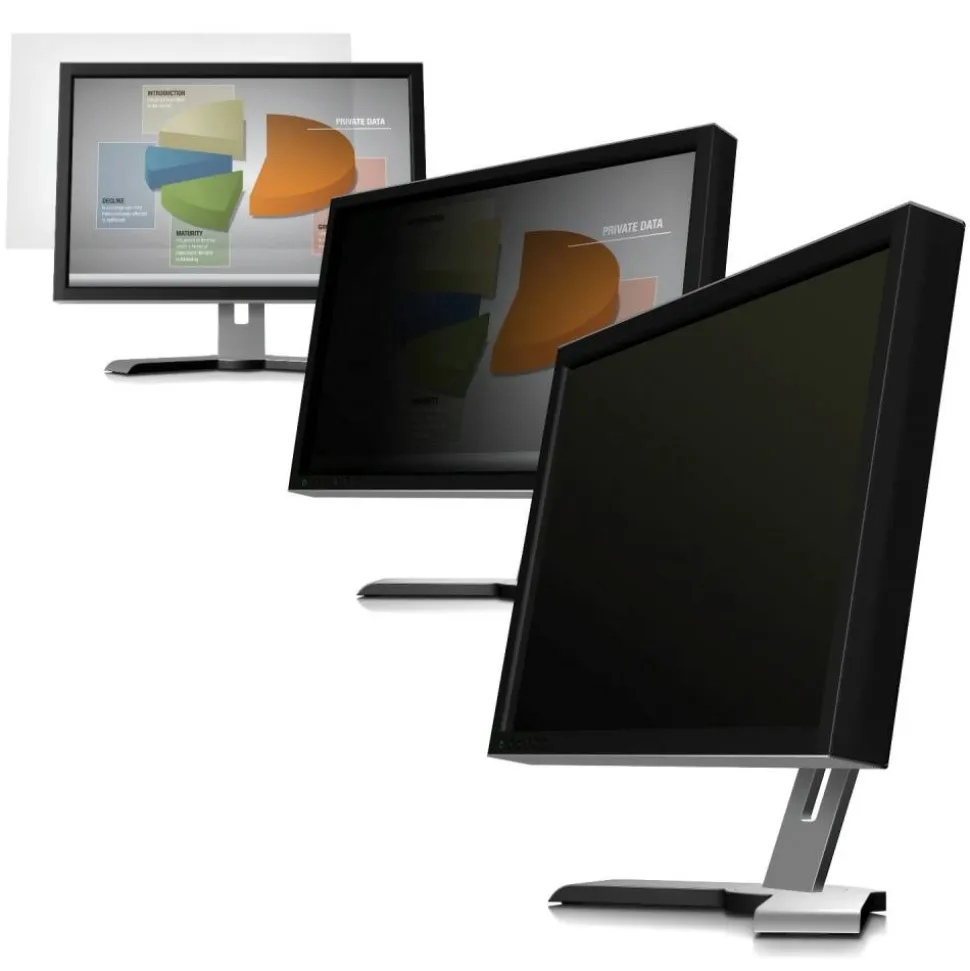 3M Privacy Filter Screen for Monitors, 30" Widescreen (16:10), PF300W1B