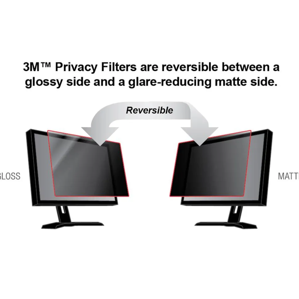 3M Privacy Filter Screen for Monitors, 30" Widescreen (16:10), PF300W1B