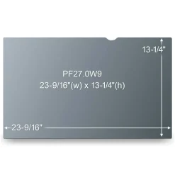 3M Privacy Filter Screen for 27" Widescreen Monitors, 16:9 Aspect Ratio, Reduces Blue Light, Anti-Glare