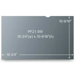3M Privacy Filter Screen for 21.5" Widescreen Monitors, 16:9 Aspect Ratio, Reduces Blue Light, Anti-Glare