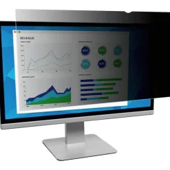 3M Privacy Filter Screen for 23.8" Widescreen Monitors, 16:9 Aspect Ratio, Reduces Blue Light, Anti-Glare
