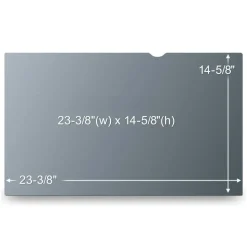 3M Privacy Filter Screen for 28" Widescreen Monitors, 16:9 Aspect Ratio, Reduces Blue Light, Anti-Glare