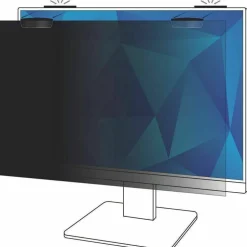 3M Privacy Filter Screen with COMPLY Magnetic Attach for 21.5" Full Screen Monitors, 16:9 Aspect Ratio, Reduces Blue Light, Anti-Glare