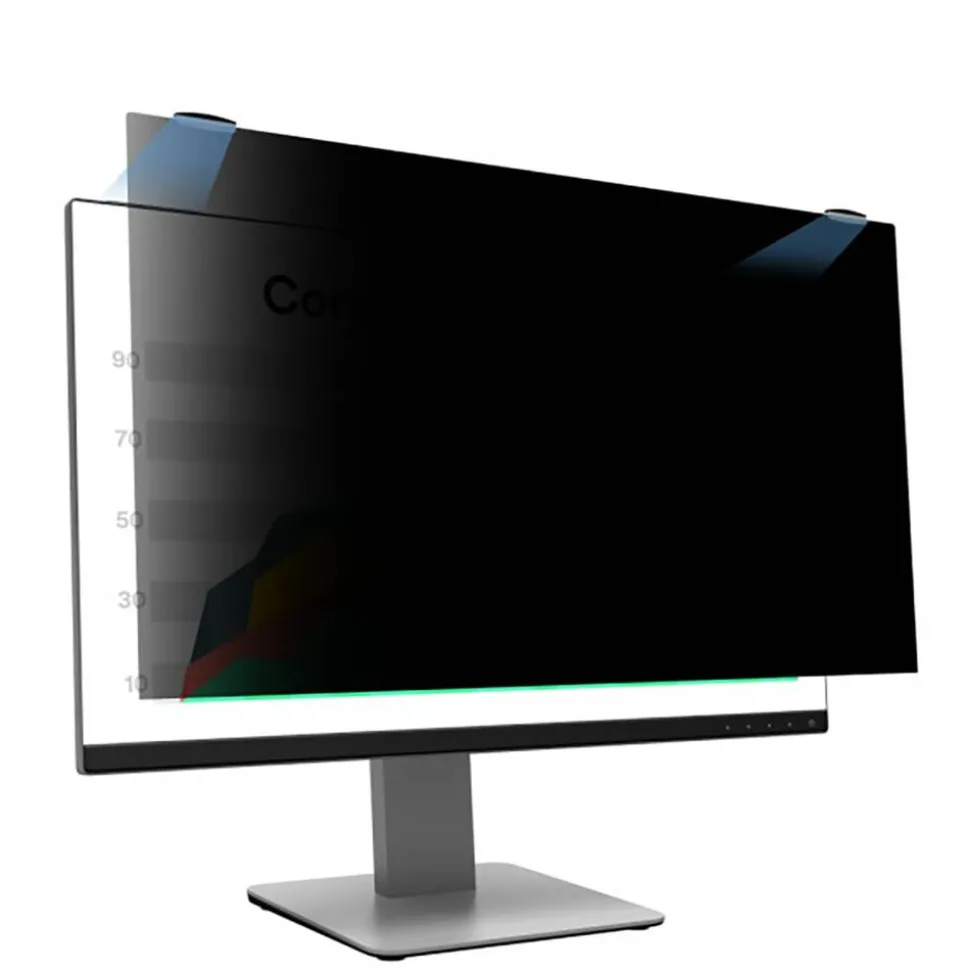 3M Privacy Filter Screen with COMPLY Magnetic Attach for 27" Full Screen Monitors, 16:9 Aspect Ratio, Reduces Blue Light, Anti-Glare