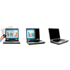 3M Privacy Filter Screen with COMPLY Attachment for 14" Widescreen Laptops, 16:9 Aspect Ratio, Reduces Blue Light, Anti-Glare