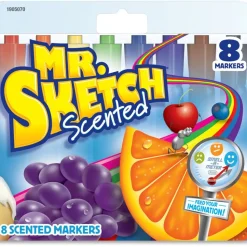 Mr. Sketch Scented Markers, Assorted Colors, Set Of 8