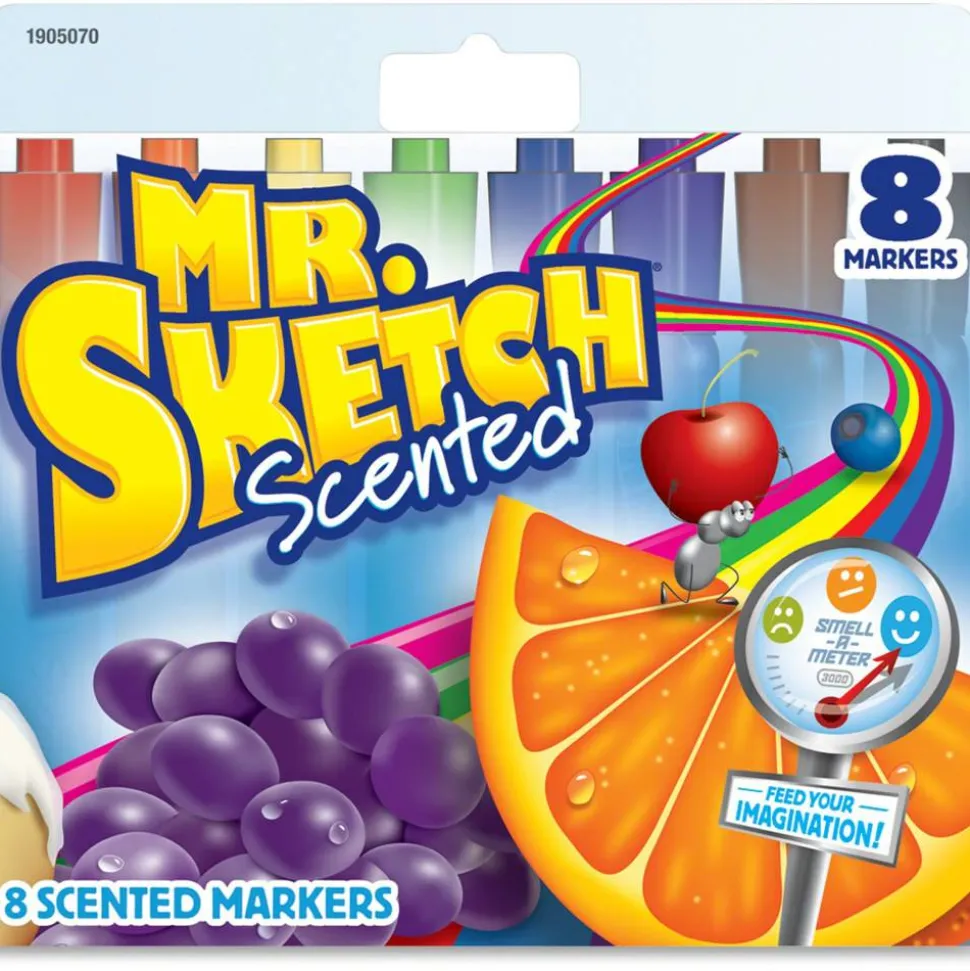 Mr. Sketch Scented Markers, Assorted Colors, Set Of 8