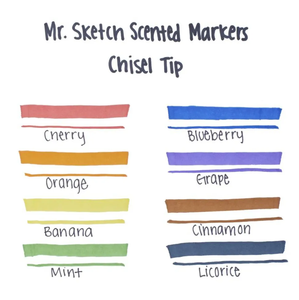 Mr. Sketch Scented Markers, Assorted Colors, Set Of 8