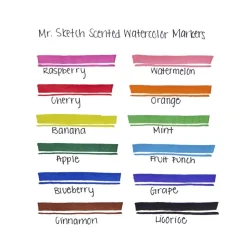 Mr. Sketch Scented Markers, Class Pack, Assorted Colors, Pack Of 192