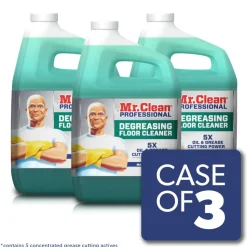 Mr. Clean Professional Degreasing Floor Cleaner, 1 Gallon, Case Of 3 Jugs