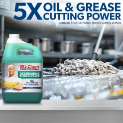 Mr. Clean Professional Degreasing Floor Cleaner, 1 Gallon, Case Of 3 Jugs