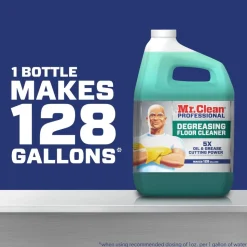Mr. Clean Professional Degreasing Floor Cleaner, 1 Gallon, Case Of 3 Jugs
