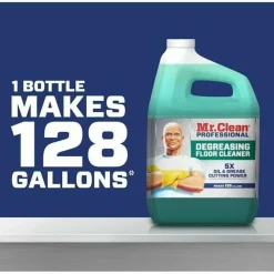 Mr. Clean Professional Degreasing Floor Cleaner, 1 Gallon, Case Of 3 Jugs
