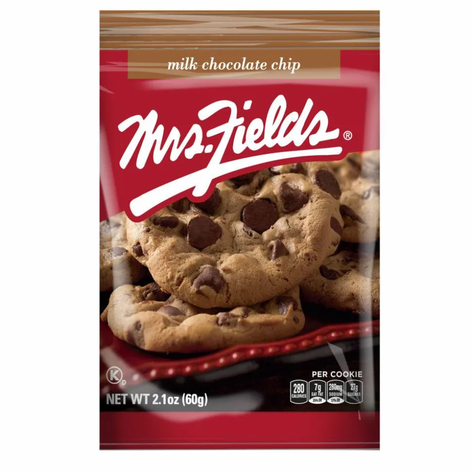 Mrs. Fields Gourmet Chocolate Chip Cookies, 2.1 Oz, Box Of 12