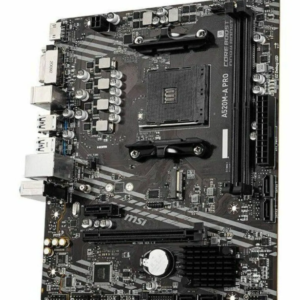 MSI A520M-A PRO Desktop Motherboard - AMD A520 Chipset - Socket AM4 - Micro ATX