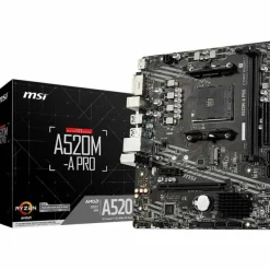 MSI A520M-A PRO Desktop Motherboard - AMD A520 Chipset - Socket AM4 - Micro ATX