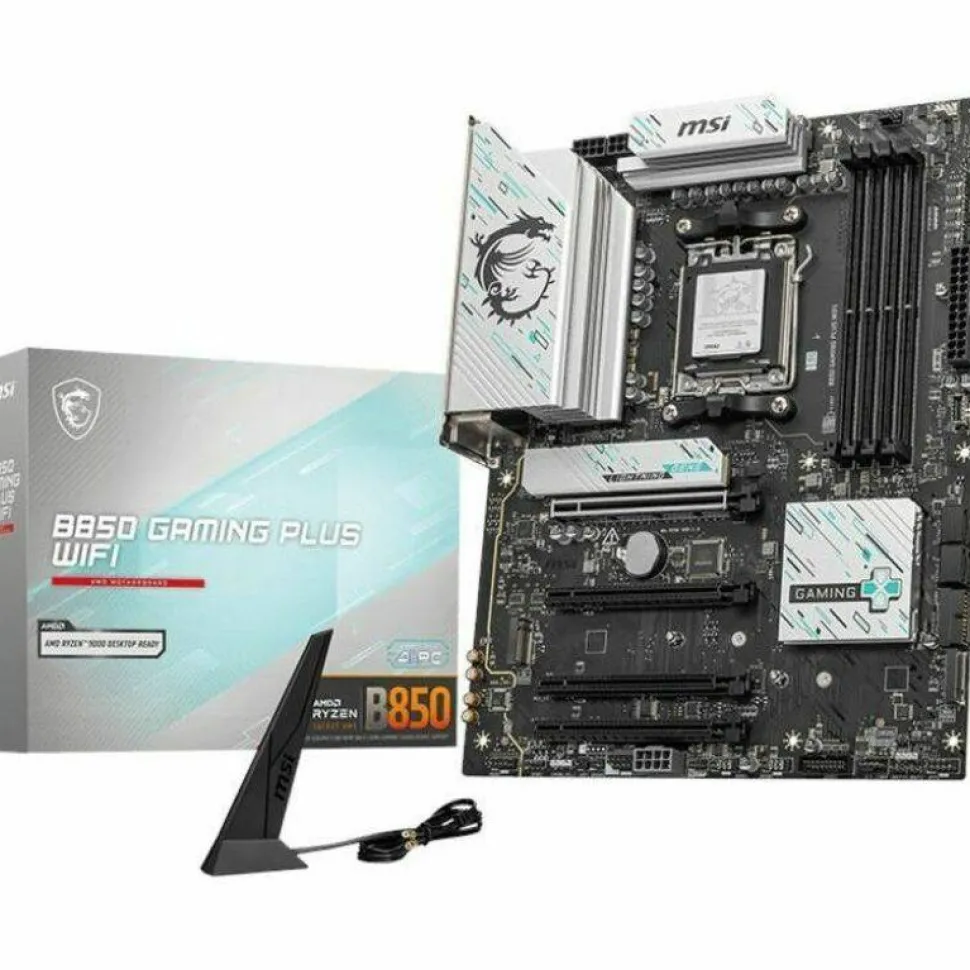 MSI B850 GAMING PLUS WIFI Gaming Desktop Motherboard - AMD B850 Chipset - Socket AM5 - ATX