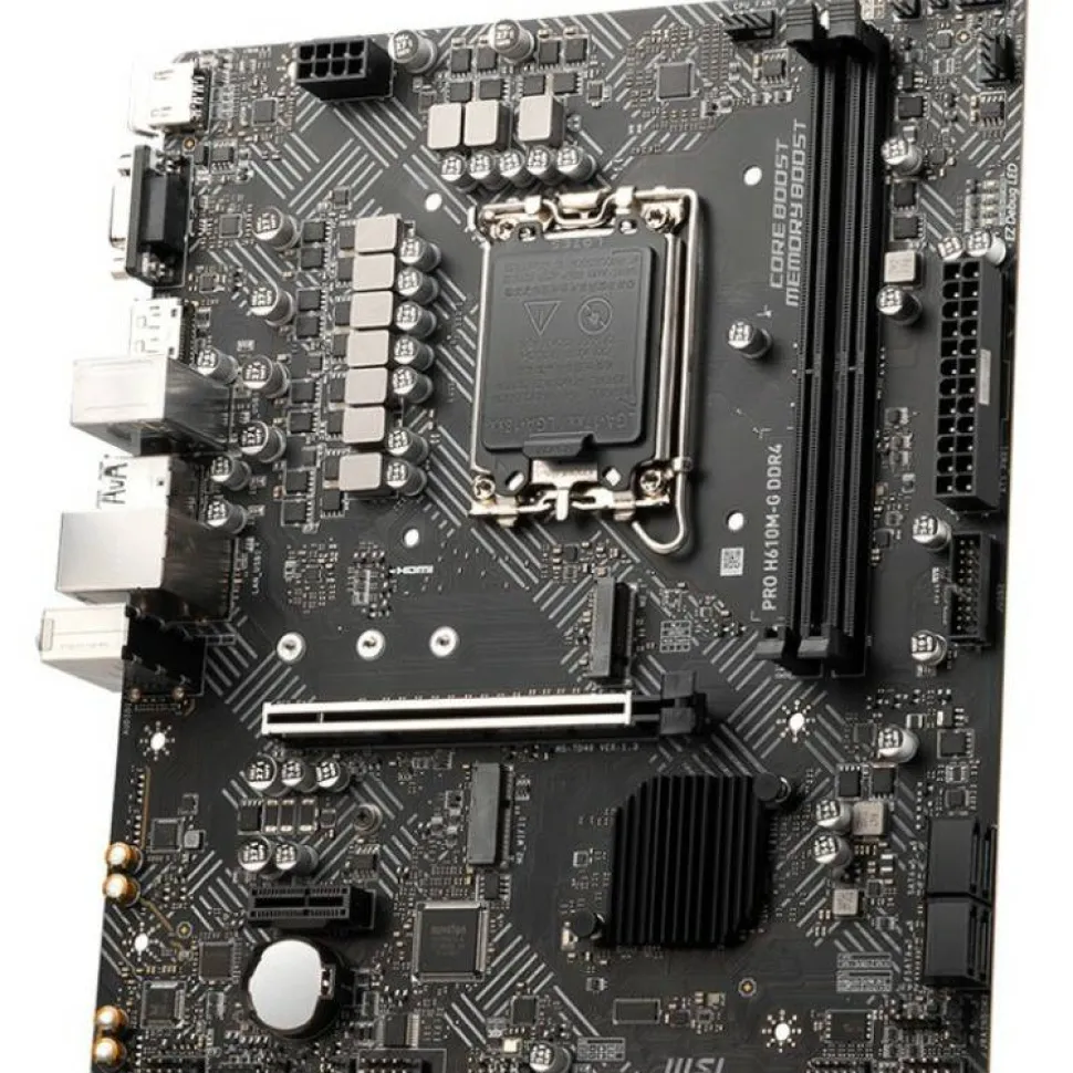 MSI H610M-G DDR4 Gaming Desktop Motherboard - Intel H610 Chipset - Socket LGA-1700