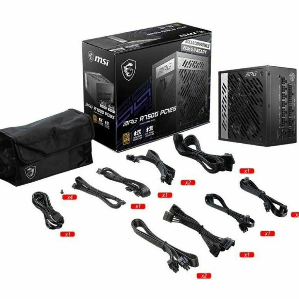 MSI MAG A750GL PCIE5 750W Power Supply