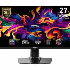 MSI MAG 271QPX QD-OLED - MAG271QPXQDOLED - Gaming Monitor - 26.5" WQHD QD-OLED 360Hz AMD FreeSync Display - HDMI - DisplayPort