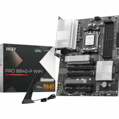 MSI Pro B840-P WIFI Gaming Desktop Motherboard - AMD B840 Chipset - Socket AM5 - ATX