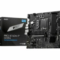 MSI Pro PRO B760M-P DDR4 Gaming Desktop Motherboard - Intel B760 Chipset - Socket LGA-1700 - Mini ATX