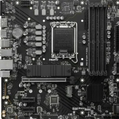MSI Pro PRO B760M-P DDR4 Gaming Desktop Motherboard - Intel B760 Chipset - Socket LGA-1700 - Mini ATX
