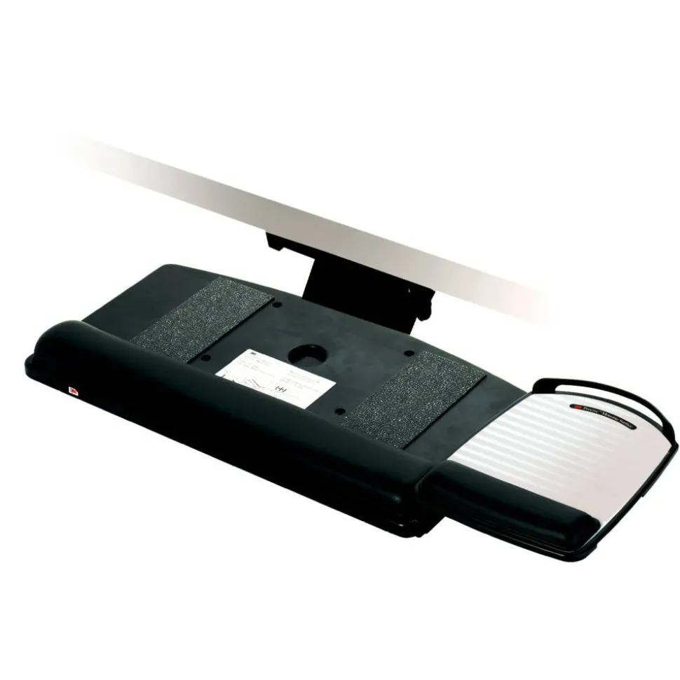 3M Sit/Stand Adjustable Keyboard Tray, Black