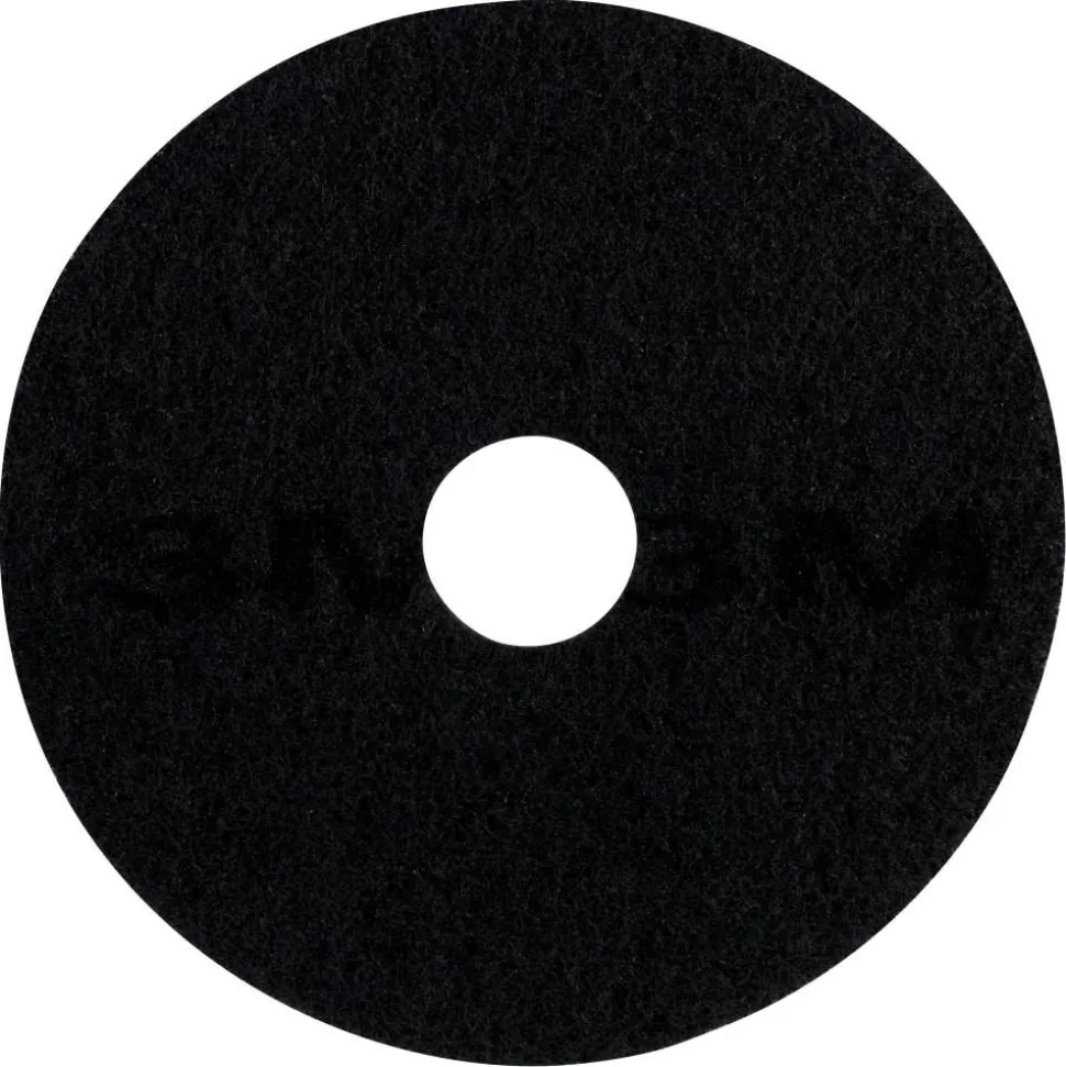 3M 7200 Stripping Floor Pads, 20" Diameter, Black, Case Of 5