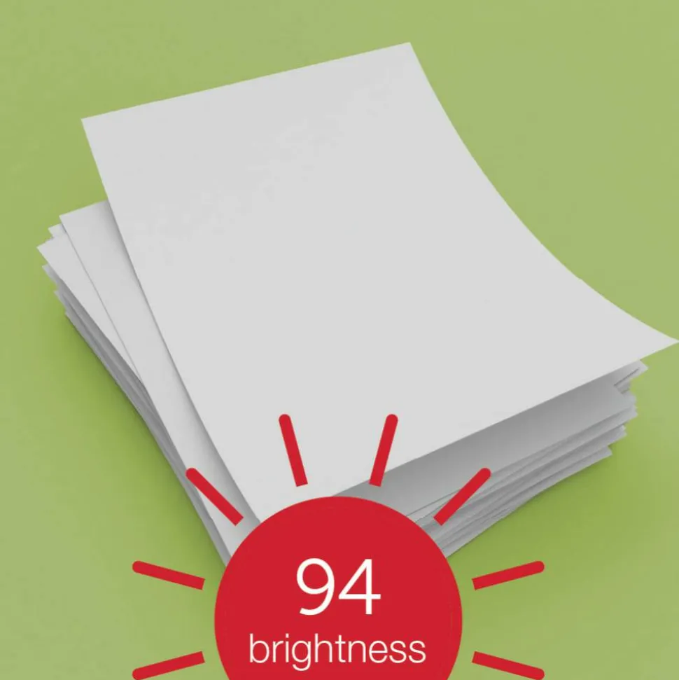 Multi-Use Printer & Copy Paper, White, Letter (8.5" x 11"), 4000 Sheets Per Case, 20 Lb, 94 Brightness
