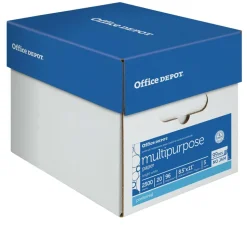 Multi-Use Printer & Copy Paper, White, Letter (8.5" x 11"), 2500 Sheets Per Case, 20 Lb, 96 Brightness, 58288