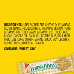 Nabisco Lorna Doone Shortbread Cookies, 1.5 oz Packet, 30/Box, 2 Boxes/Carton