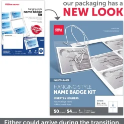 Name Badge Kit, Hanging-Style, Convention Size, 3