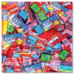 National Brand Twizzlers and Jolly Rancher Sweets Assortment Bulk Variety, Assorted Flavors, 260/Pack