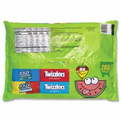 National Brand Twizzlers and Jolly Rancher Sweets Assortment Bulk Variety, Assorted Flavors, 260/Pack