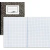 National Composition Book, Quadrille Rule (5 sq/in), Black Marble Cover, (80) 10 x 7.88 Sheets