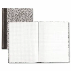 National Lab Notebook, Quadrille Rule (5 sq/in), Green Marble Cover, (96) 10.13 x 7.88 Sheets