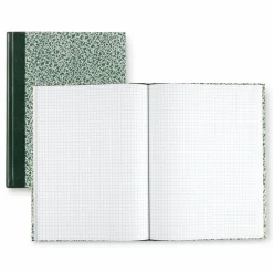 National Lab Notebook, Wide/Legal Rule, Green Marble Cover, (96) 10.13 x 7.88 Sheets