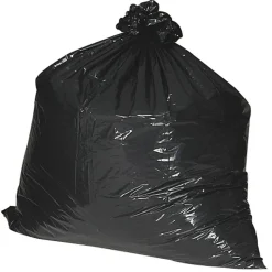 Nature Saver 1.25 mil Can Liners, 40 45 Gallons, 40" x 46", 75% Recycled, Black, Box Of 100