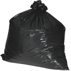 Nature Saver 2 mil Heavy Duty Can Liners, 55 60 Gallons, 38" x 58", 75% Recycled, Black, Box Of 100