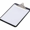 Nature Saver Plastic Clipboards, 8 1/2" x 12", 100% Recycled, Black