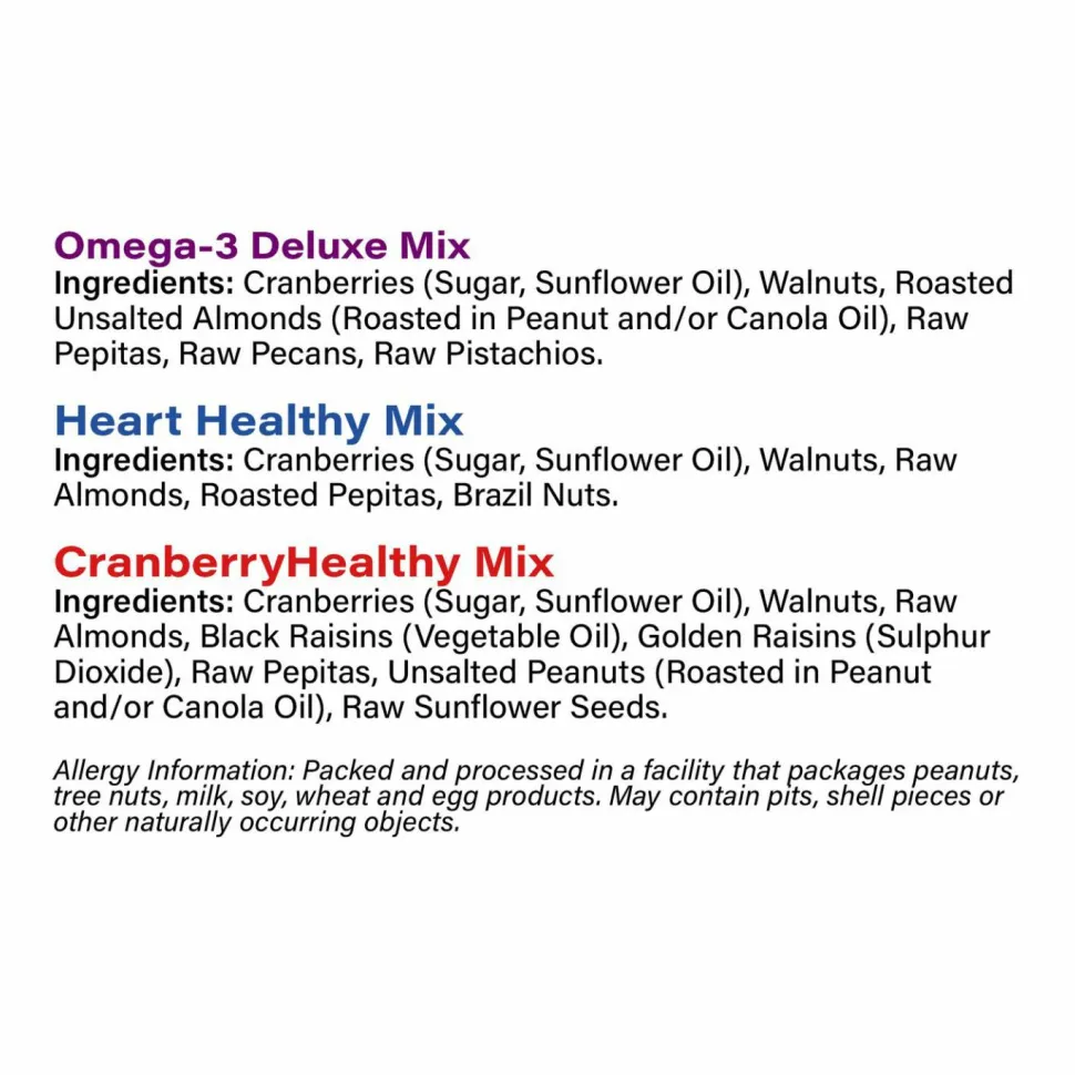 Nature's Garden Healthy Trail Mix Snack Packs, Assorted Flavors, 1.2 oz Pouch, 24/Bag, 2 Bags/Carton